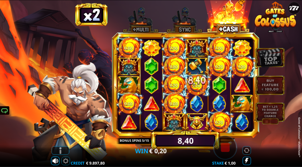 Gates of Colossus MultiChase Wishbone Slot Review Online Slots Casino New Volatile Bonus 