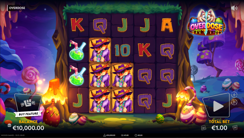 Overdose Wicked Games Slot Review Online Slots Casino New Volatile