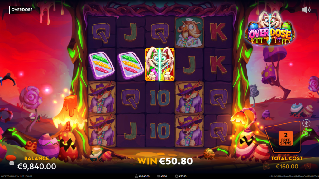 Overdose Wicked Games Slot Review Online Slots Casino New Volatile Bonus Buy Free Games Spins
