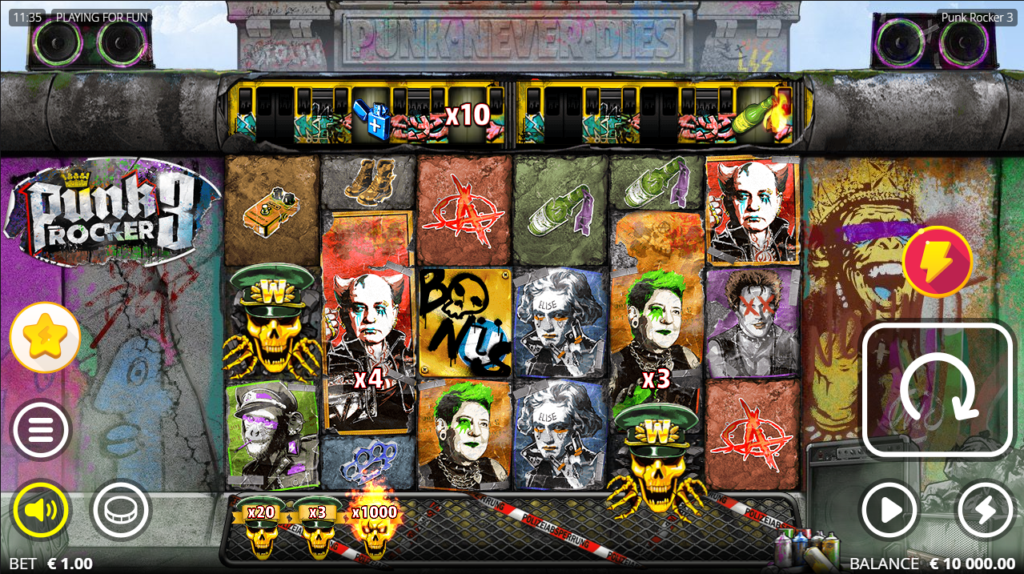 Punk Rocker 3 Nolimit City Slot Review Online Slots Casino New Volatile