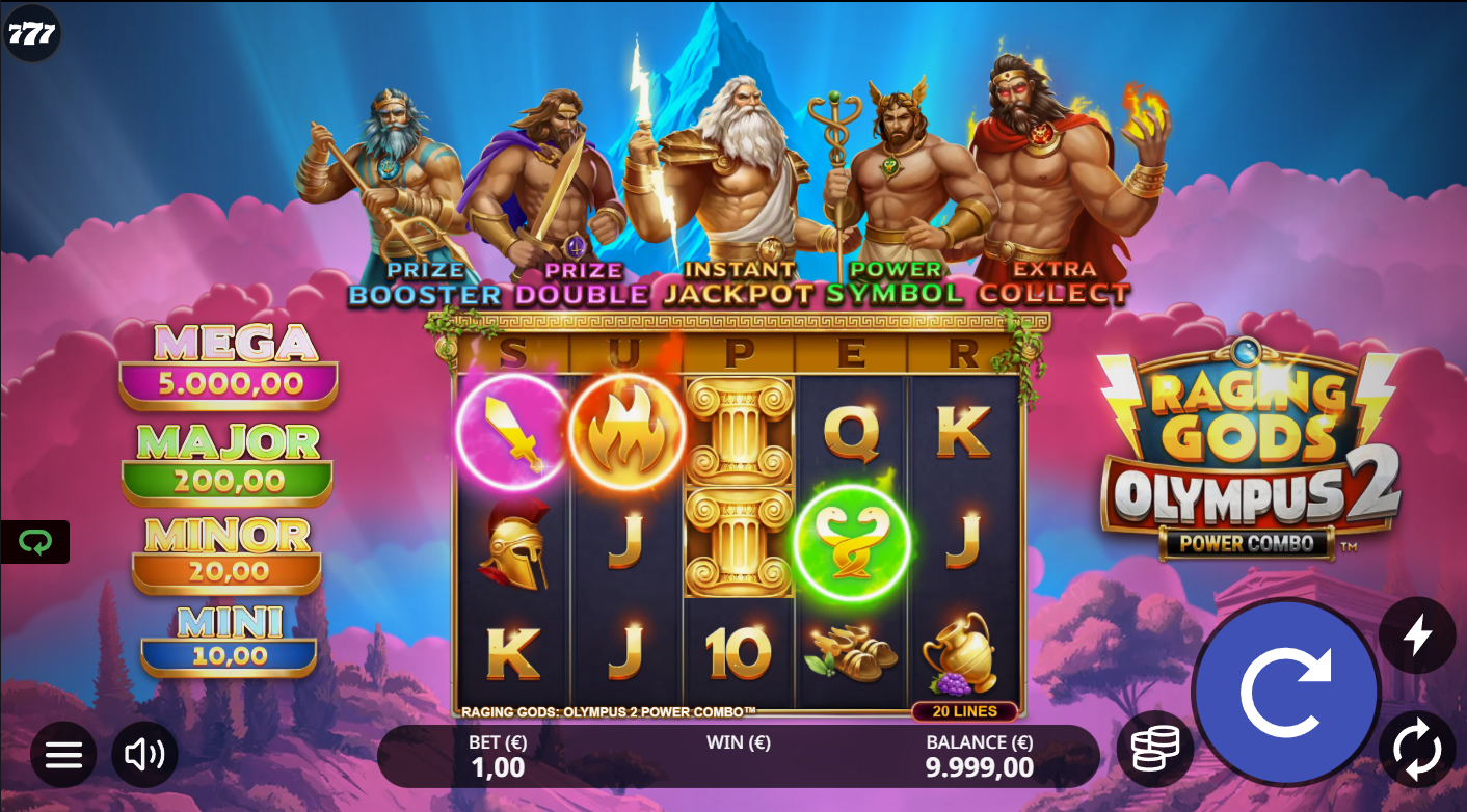 Slot Game Mega88 Raging Raging Gods Olympus 2 (Nailed It! Games) - Slot Review - Chipmonkz Slots