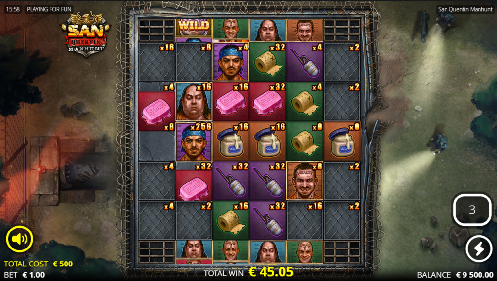 San Quentin Manhunt Nolimit City Slot Review Online Slots Casino New Volatile Bonus Free Games Spins