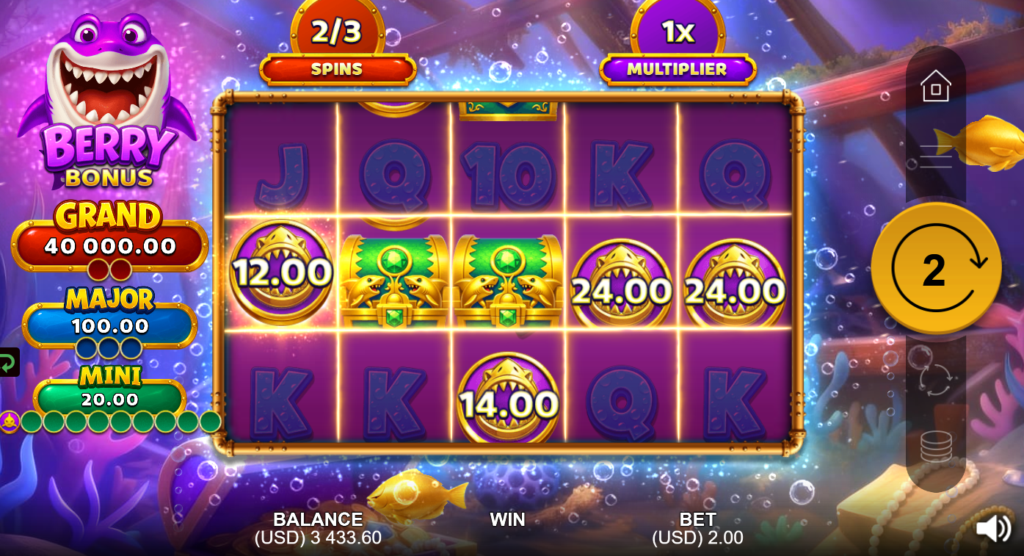 Shark Pop Coin Collect All For One Studios Slot Review Online Slots Casino New Volatile Features Bonus Free Games Spins