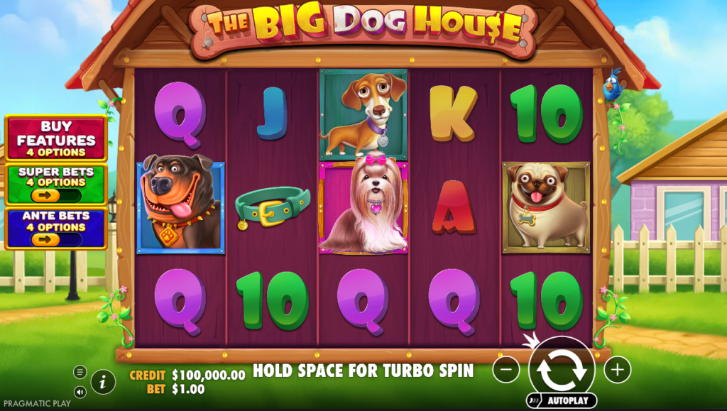 The Big Dog House Pragmatic Play Slot Review Online Slots Casino New Volatile