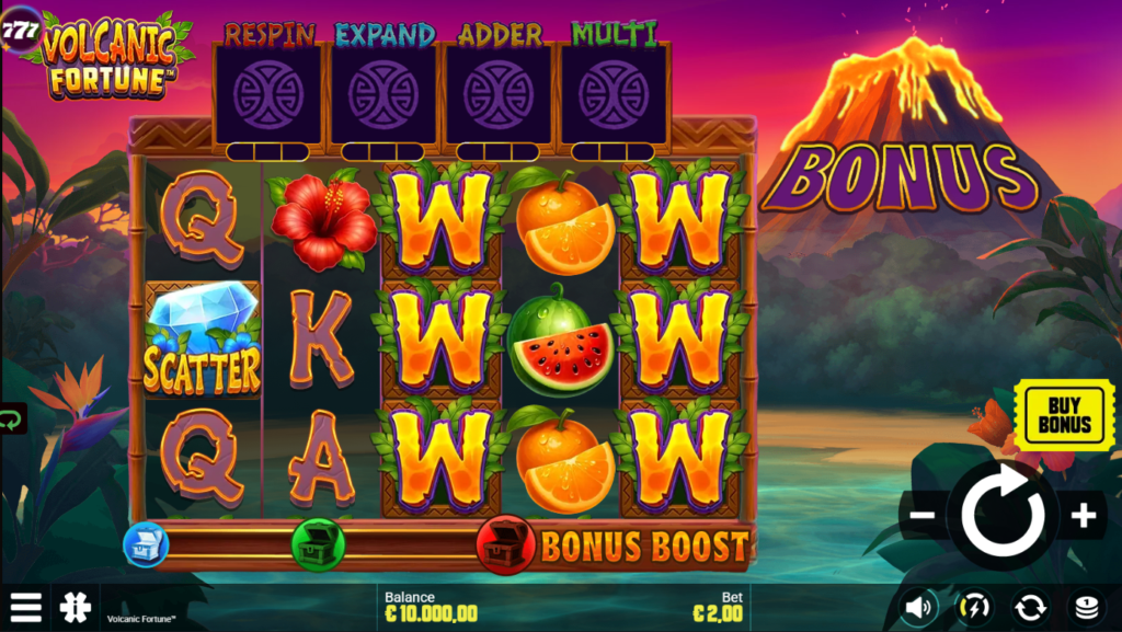 Volcanic Fortune Snowborn Games Slot Review Online Slots Casino New Volatile