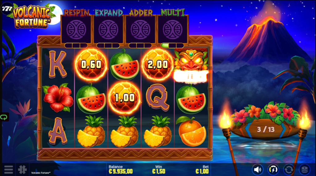 Volcanic Fortune Snowborn Games Slot Review Online Slots Casino New Volatile Symbols Pay Table Line Bonus Buy Free Games Spins