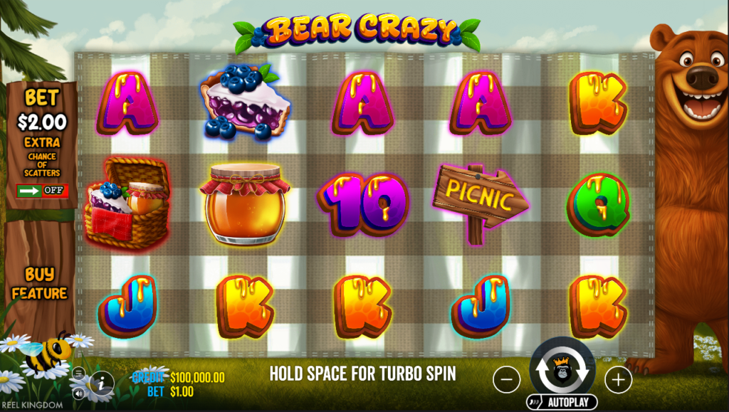 Bear Crazy Reel Kingdom Slot Review Online Slots Casino New Volatile