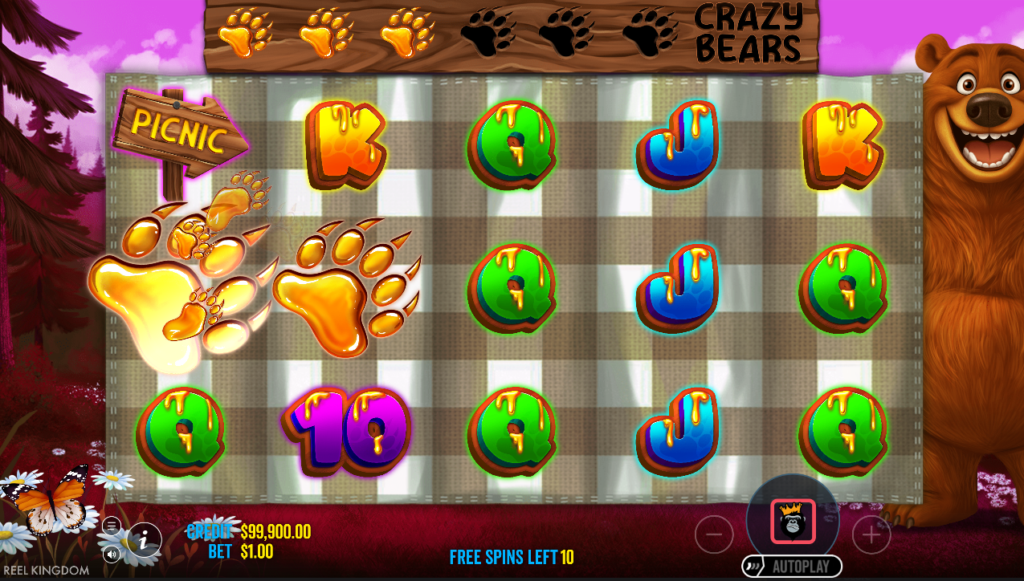 Bear Crazy Reel Kingdom Slot Review Online Slots Casino New Volatile Bonus Free Games Spins