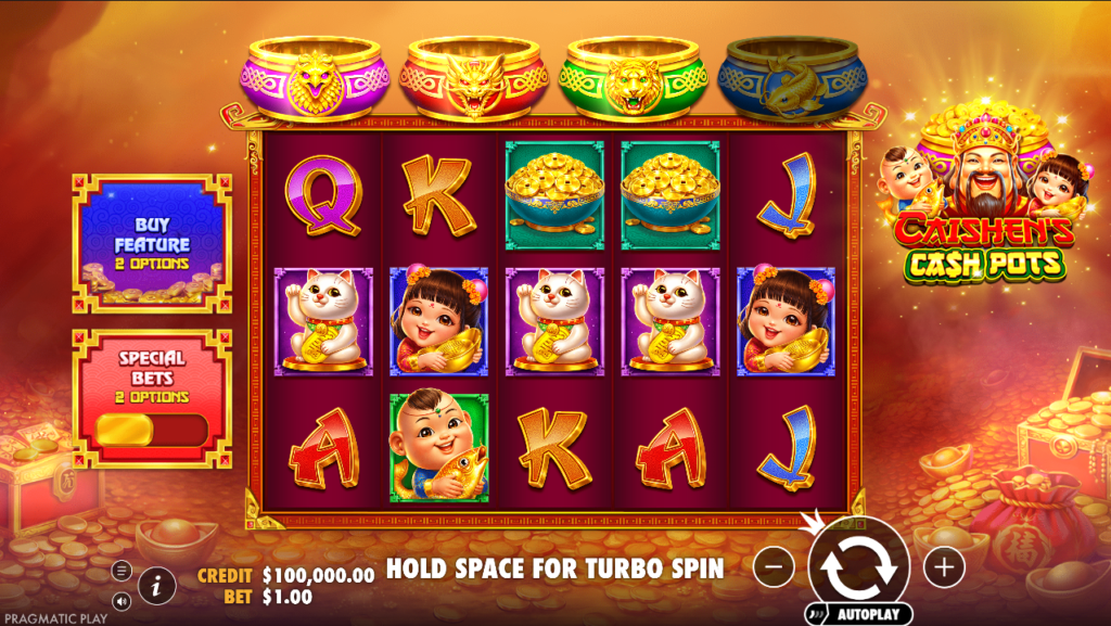 Caishen’s Cash Pots Pragmatic Play Slot Review Online Slots Casino New Volatile