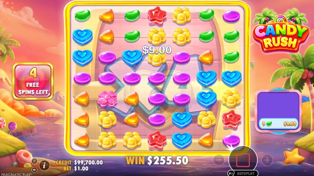 Candy Rush Pragmatic Play Slot Review Volatile Bonus Buy Free Games Spins