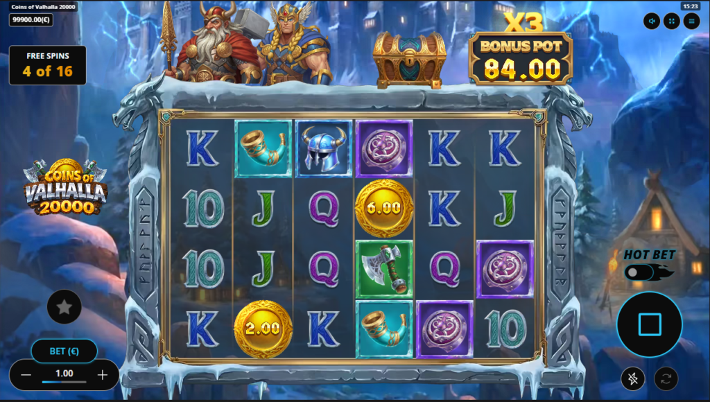 Coins of Valhalla 20000 Gaming Corps Slot Review Online Slots Casino New Volatile Features Free Games