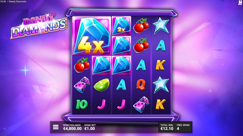 Dandy Diamonds Hacksaw Gaming Slot Review Online Slots Casino New Volatile Bonus Free Games Spins