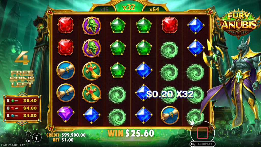 Fury of Anubis Pragmatic Play Slot Review Online Slots Casino New Bonus Buy Free Games Spins