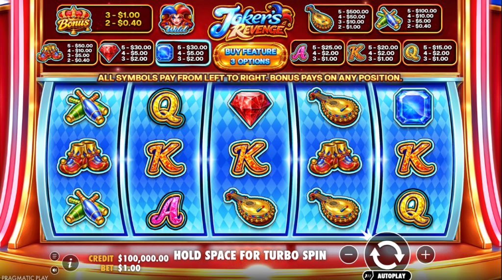 Joker’s Revenge Pragmatic Play Slot Review Online Slots Casino New Volatile