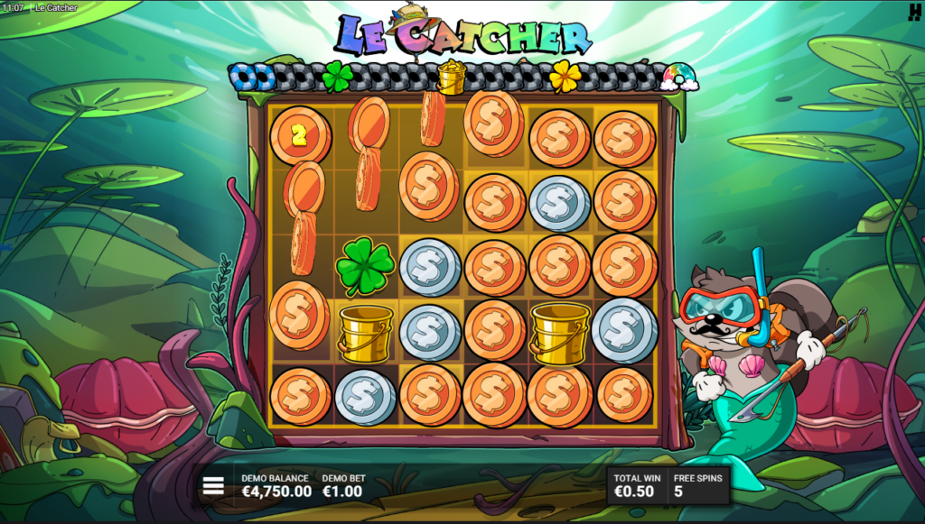 Le Catcher Hacksaw Gaming Slot Review Online Slots Casino New Volatile Bonus Buy Free Games Spins