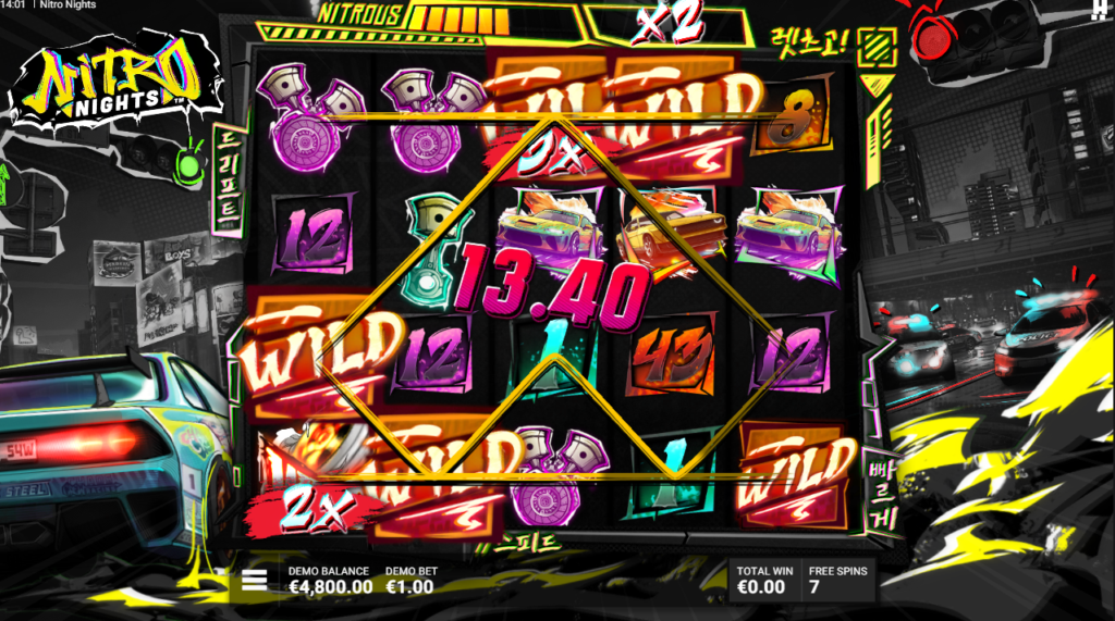 Nitro Nights Hacksaw Gaming Slot Review Online Slots Casino New Volatile Bonus Buy Free Games Spins