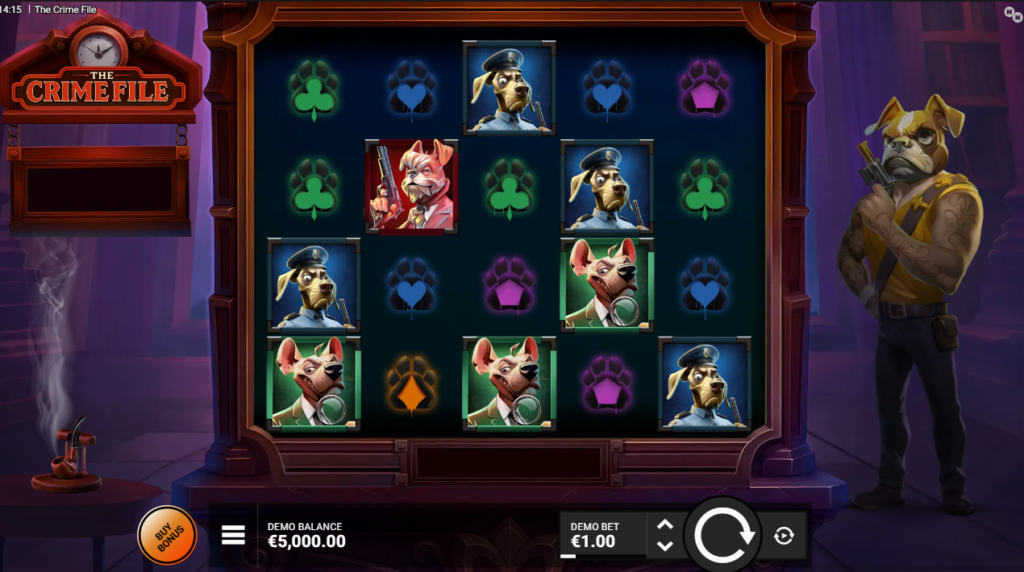 The Crime File Hacksaw Gaming Slot Review Online Slots Casino New Volatile