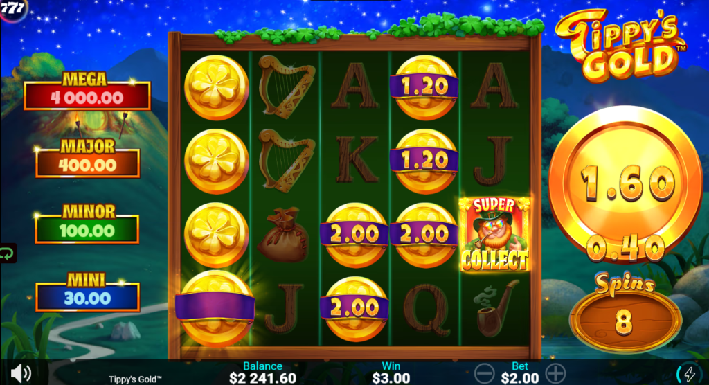 Tippy's Gold Snowborn Games Slot Review Online Slots Casino New Volatile Bonus Free Games Volatile