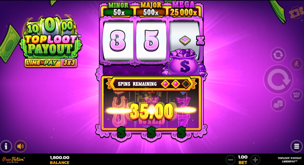 TopLoot Payout PearFiction Studios Slot Review Online Slots Casino New Volatile Bonus Free Games Spins