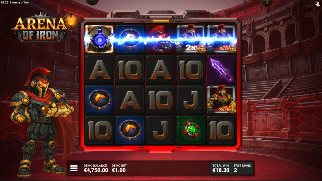 Arena of Iron Bullshark Games Slot Review Online Slots Casino New Volatile Bonus Buy Free Games Spins