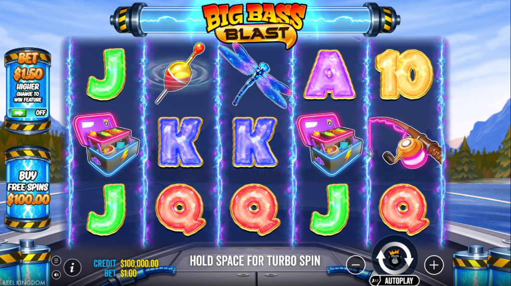 Big Bass Blast Reel Kingdom Slot Review Online Slots Casino New Volatile