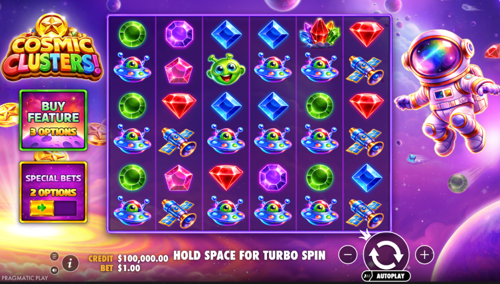 Cosmic Clusters Pragmatic Play Slot Review Online Slots Casino New Volatile