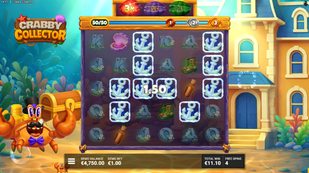 Crabby Collector Bullshark Games Slot Review Online Slots Casino New Volatile