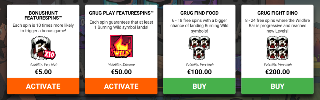 Grug Make Fire Hacksaw Gaming Slot Review Online Slots Casino New Volatile Bonus Buy Free Games Spins