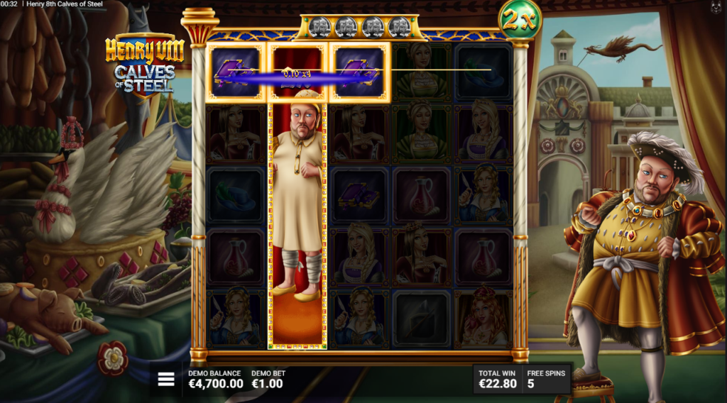 Henry 8th Calves Of Steel Kitsune Studios Slot Review Online Slots Casino New Volatile Bonus Free Games Spins