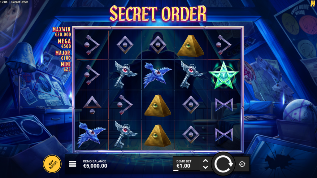 Secret Order Hacksaw Gaming Slot Review Online Slots Casino New Volatile