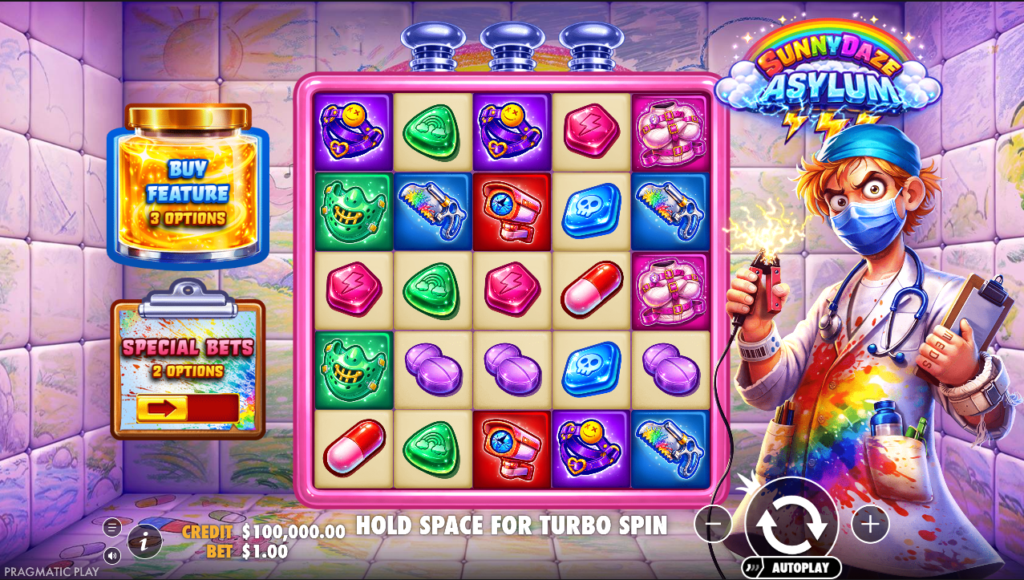 Sunnydaze Asylum Pragmatic Play Slot Review Online Slots Casino New Volatile