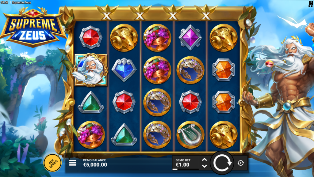 Supreme Zeus Hacksaw Gaming Slot Review Online Slots Casino New Volatile