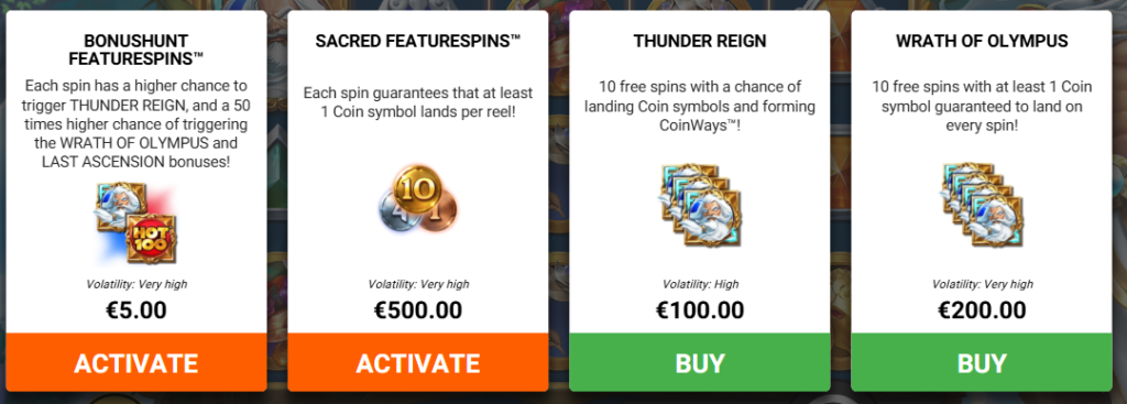Supreme Zeus Hacksaw Gaming Slot Review Online Slots Casino New Volatile Bonus Free Games Spins