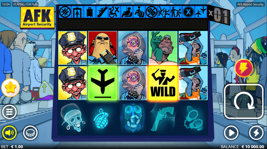 AFK Airport Security Nolimit City Slot Review Online Slots Casino New Volatile