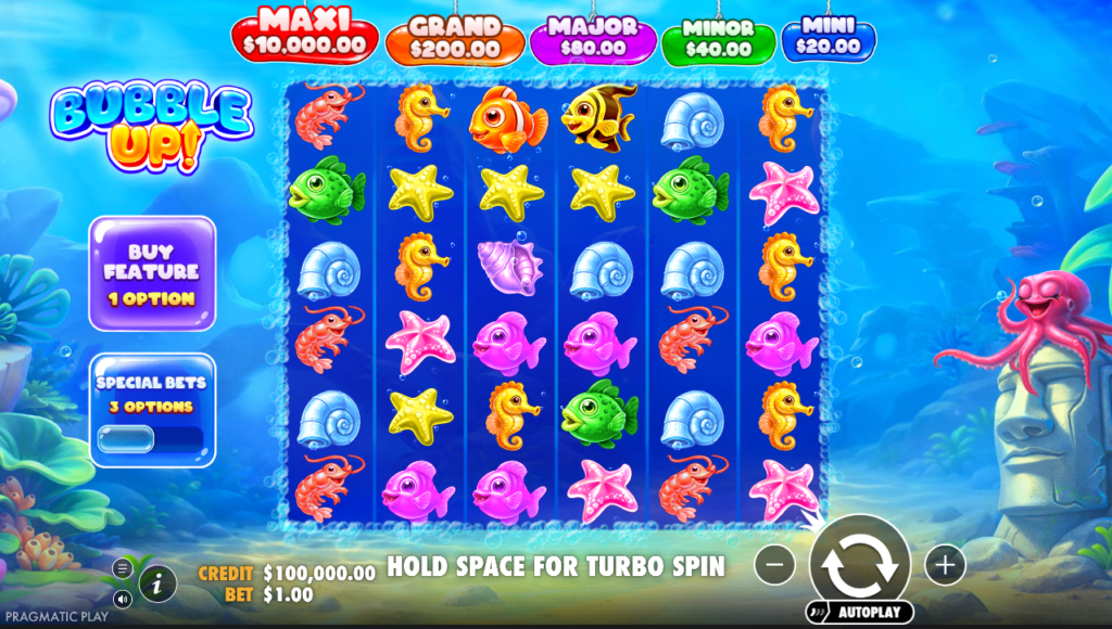 Bubble Up! Pragmatic Play Slot Review Online Slots Casino New Volatile
