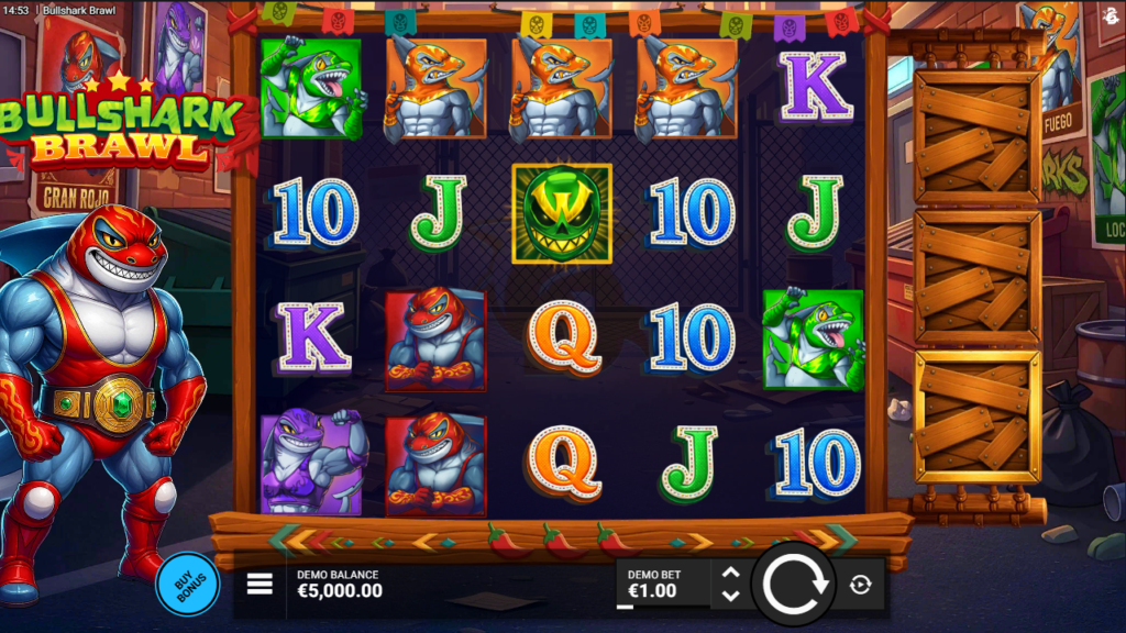 Bullshark Brawl Bullshark Games Slot Review Online Slots Casino New Volatile