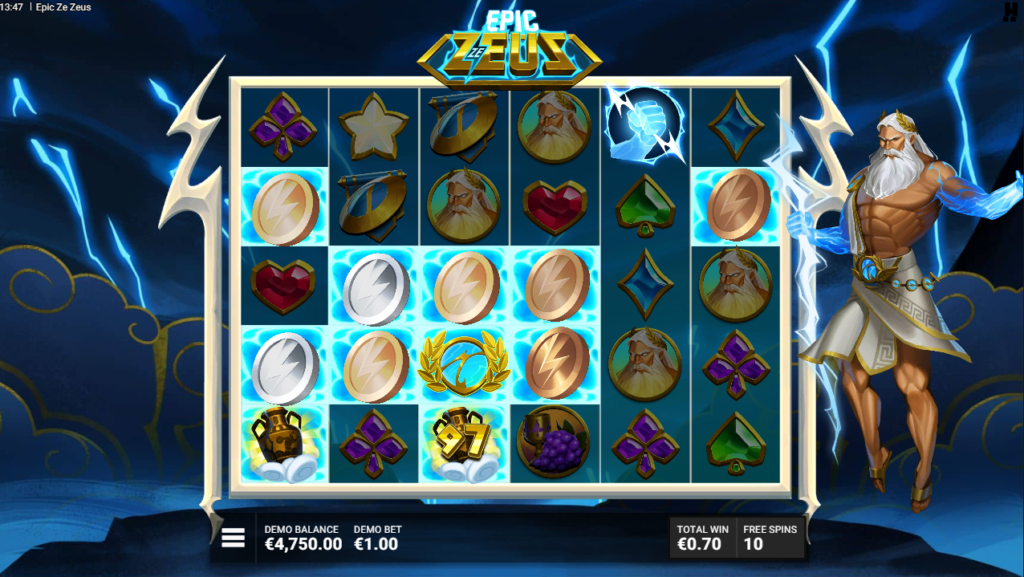 Epic Ze Zeus Hacksaw Gaming Slot Review Online Slots Casino New Volatile Bonus Free Games Spins