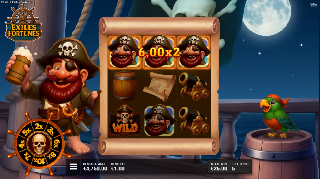 Exiles Fortunes Goodtimes Studios Slot Review Online Slots Casino New Volatile Bonus Free Games Spins