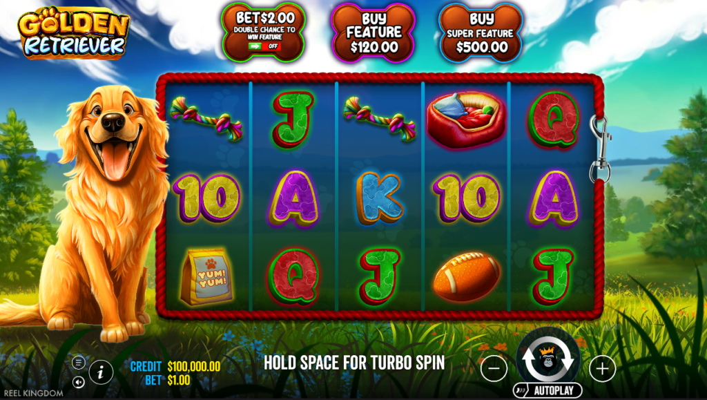 Golden Retriever Pragmatic Play Slot Review Online Slots Casino New Volatile