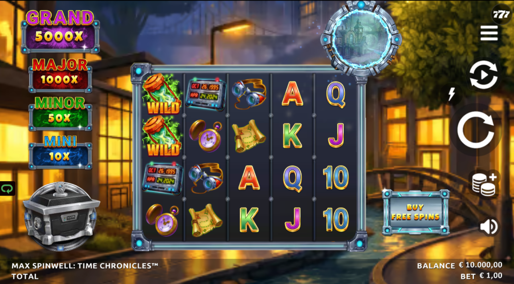 Max Spinwell Time Chronicles Northern Lights Gaming Slot Review Online Slots Casino New Volatile