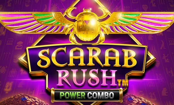 Scarab Rush Power Combo Just For The Win Slot Review Online Slots Casino New Volatile