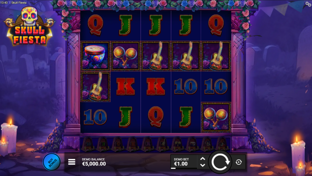 Skull Fiesta NowNow Gaming  Slot Review Online Slots Casino New Volatile