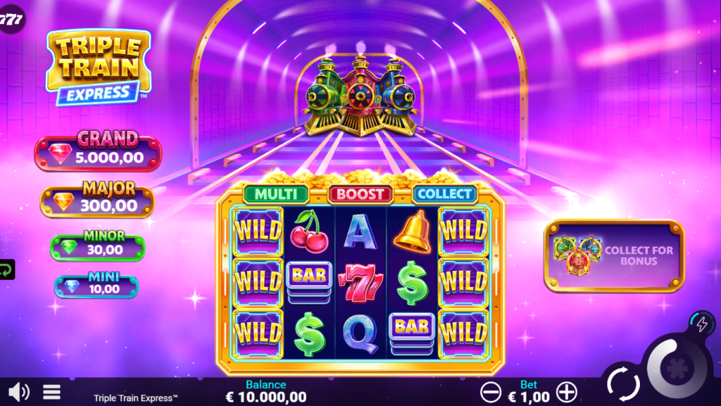 Triple Train Express Snowborn Games Slot Review Online Slots Casino New Volatile