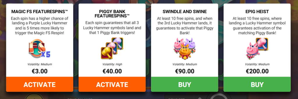 3 Magic Piggy Banks Hold & Win Hacksaw Gaming Slot Review Online Slots Casino New Volatile Symbols Pay Table Line Bonus Free Games