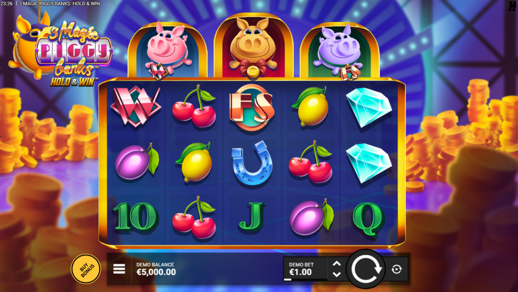 3 Magic Piggy Banks Hold & Win Hacksaw Gaming Slot Review Online Slots Casino New Volatile