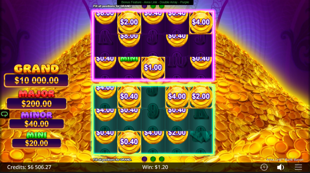 Area Link Bank Baron AreaVegas Games Slot Review Online Slots Casino New Volatile Bonus Free Games Spins