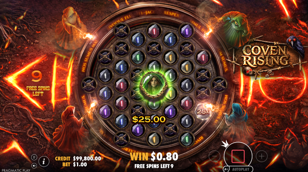 Coven Rising Pragmatic Play Slot Review Online Slots Casino New Volatile Bonus Free Games Spins