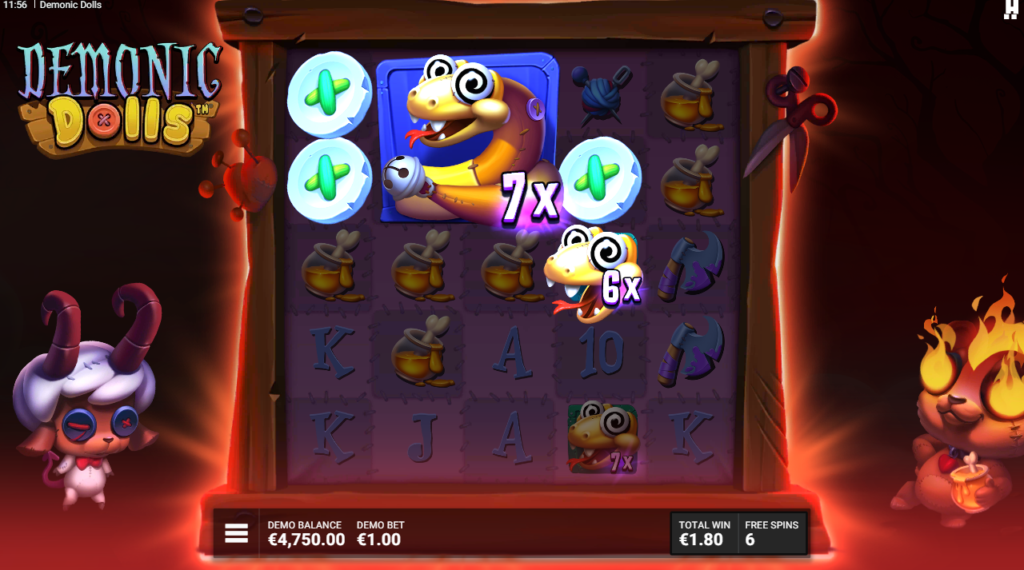 Demonic Dolls Hacksaw Gaming Slot Review Online Slots Casino New Volatile Bonus Free Games Spins 