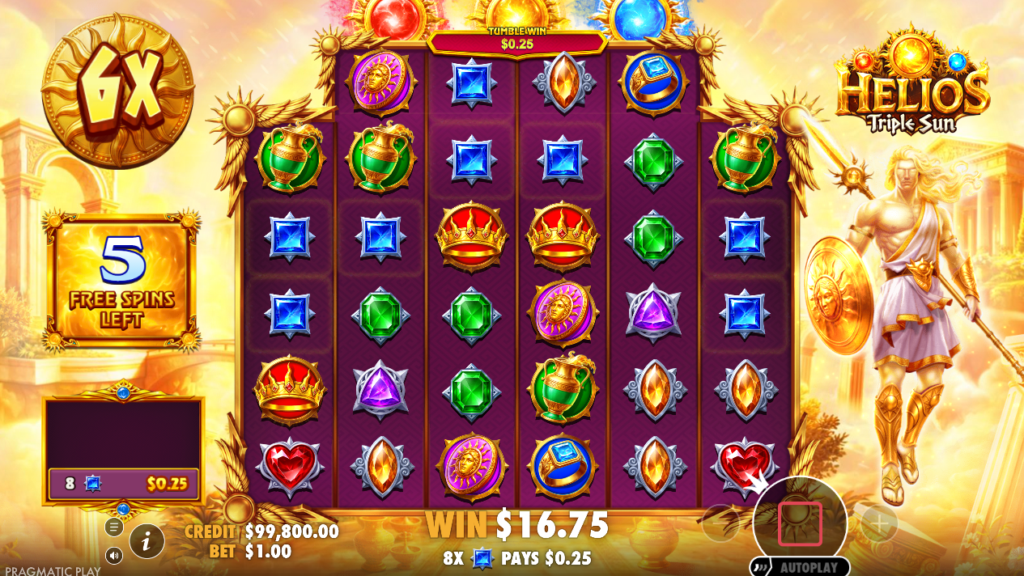 Helios Triple Sun Pragmatic Play Slot Review Online Slots Casino New Volatile Free Games Spins Bonus Buy