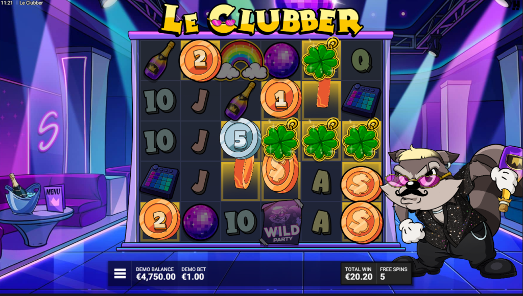 Le Clubber Hacksaw Gaming Slot Review Online Slots Volatile Features Free Games 